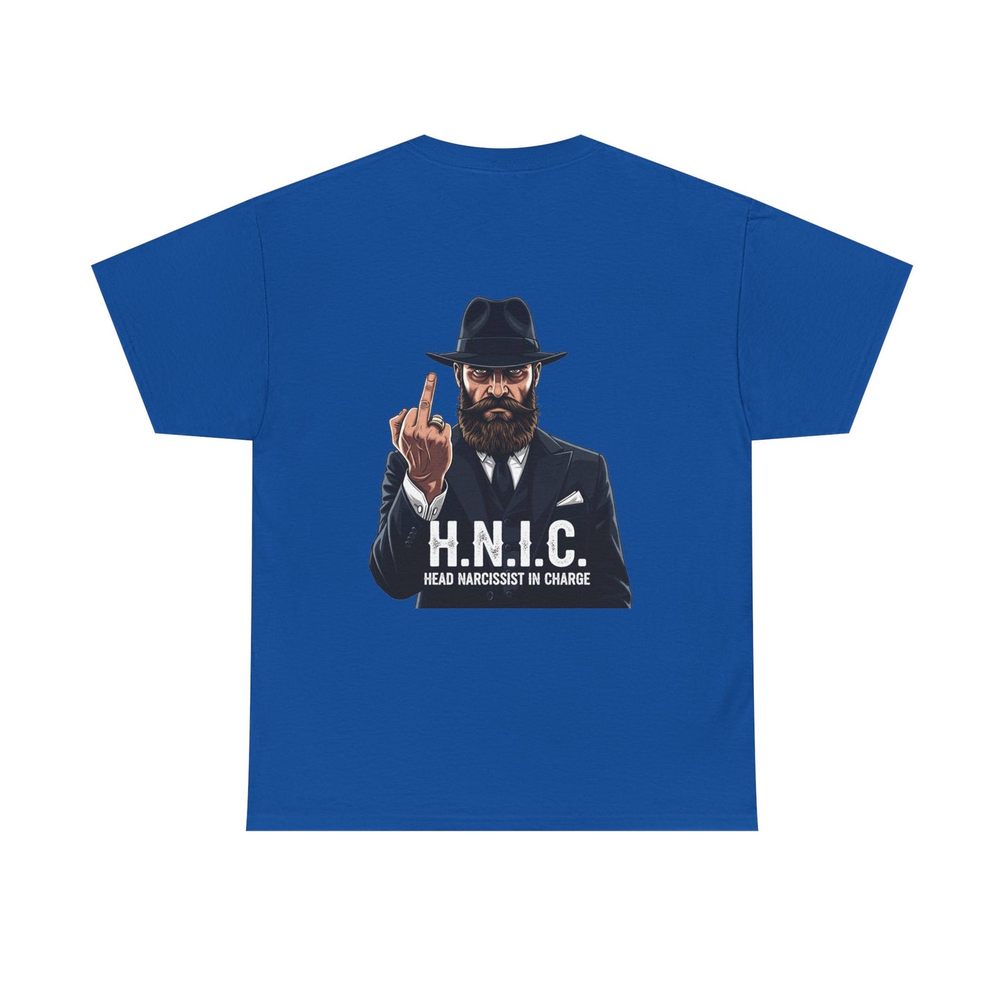 Unisex Heavy Cotton Tee - H.N.I.C. Graphic Tee, Funny Quote Shirt for Men and Women, Casual Wear for Any Occasion, Gift for Friends