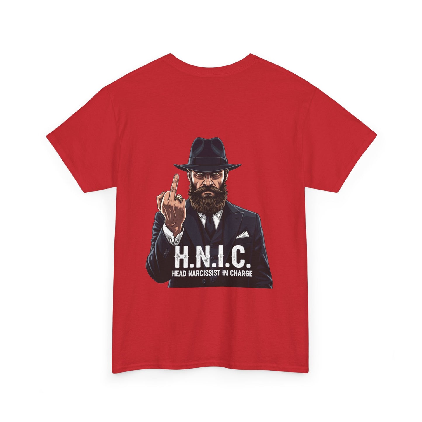 Unisex Heavy Cotton Tee - H.N.I.C. Graphic Tee, Funny Quote Shirt for Men and Women, Casual Wear for Any Occasion, Gift for Friends