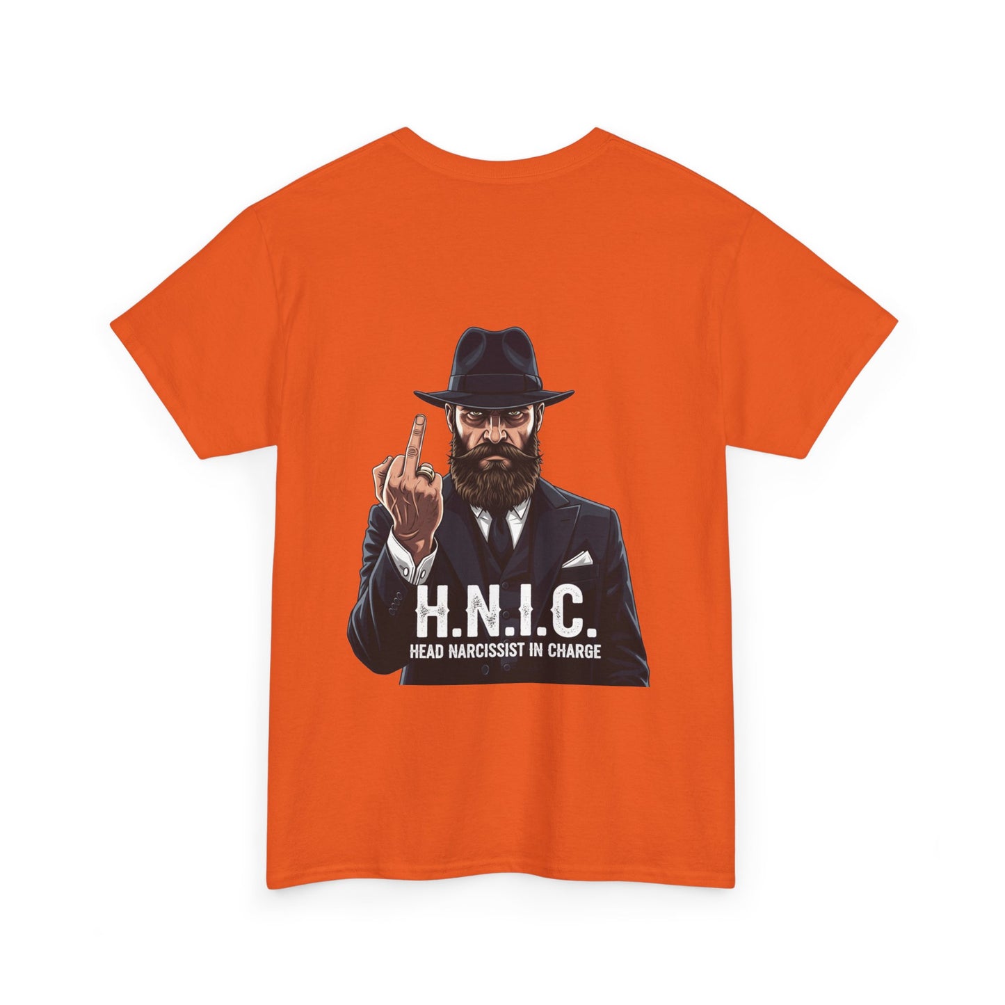 Unisex Heavy Cotton Tee - H.N.I.C. Graphic Tee, Funny Quote Shirt for Men and Women, Casual Wear for Any Occasion, Gift for Friends