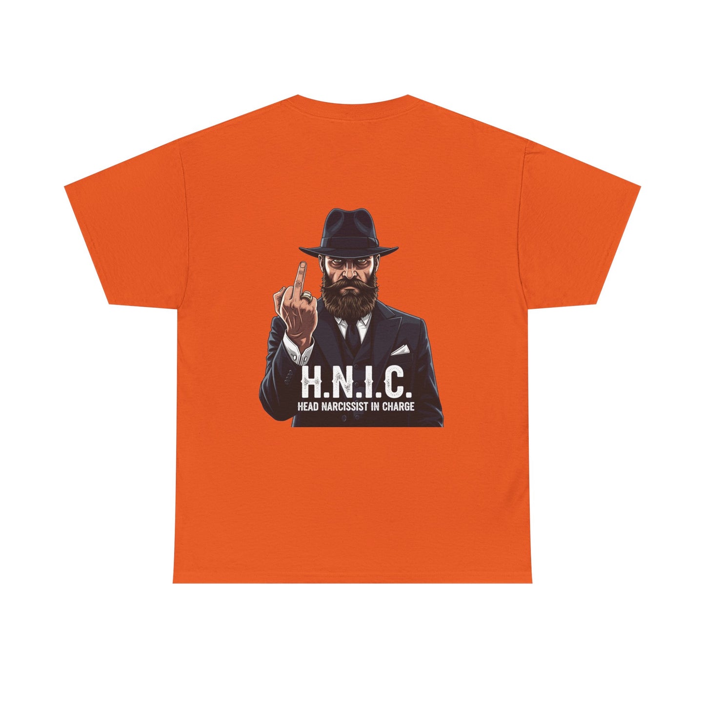 Unisex Heavy Cotton Tee - H.N.I.C. Graphic Tee, Funny Quote Shirt for Men and Women, Casual Wear for Any Occasion, Gift for Friends