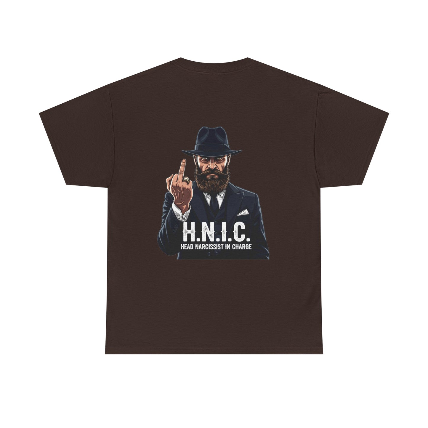 Unisex Heavy Cotton Tee - H.N.I.C. Graphic Tee, Funny Quote Shirt for Men and Women, Casual Wear for Any Occasion, Gift for Friends