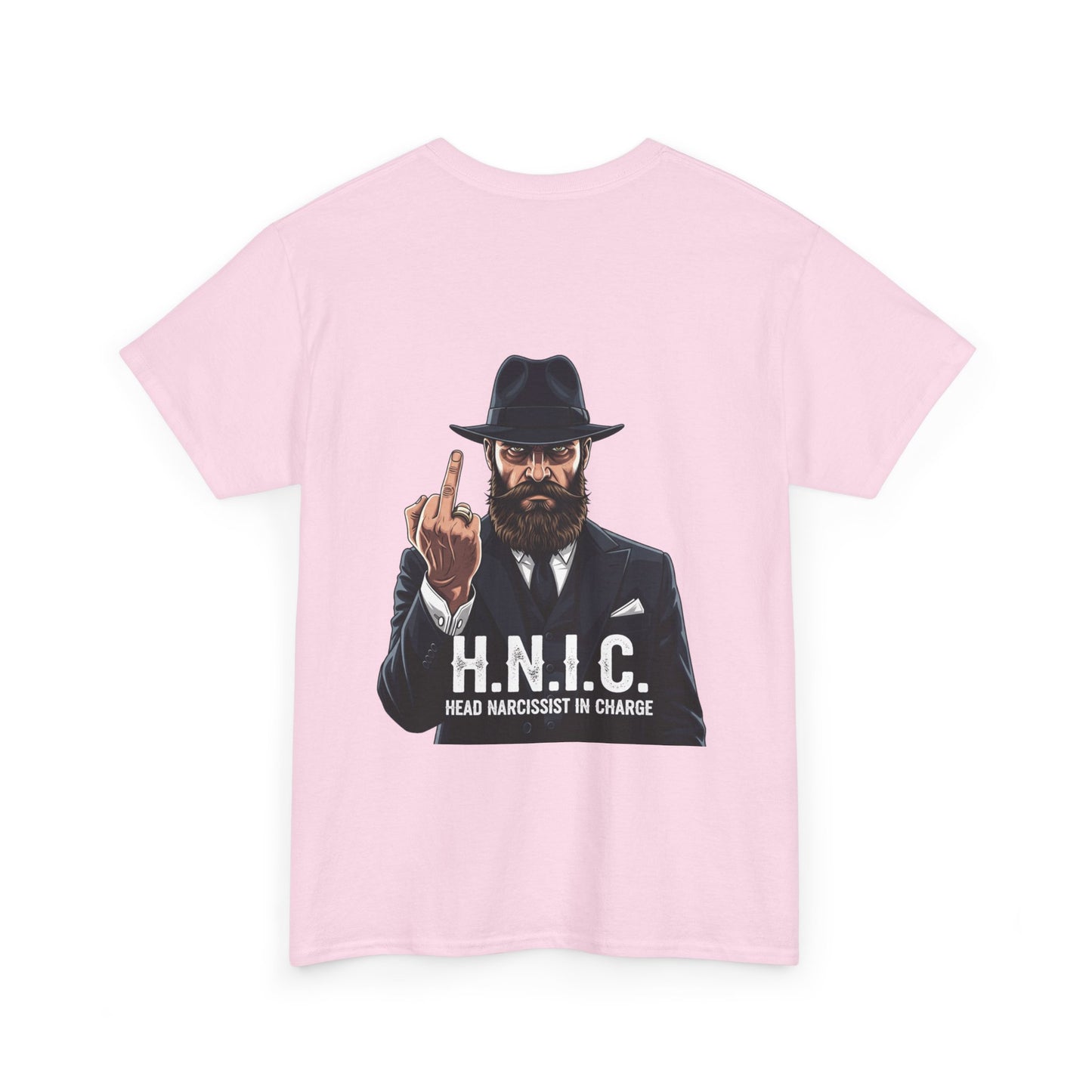 Unisex Heavy Cotton Tee - H.N.I.C. Graphic Tee, Funny Quote Shirt for Men and Women, Casual Wear for Any Occasion, Gift for Friends