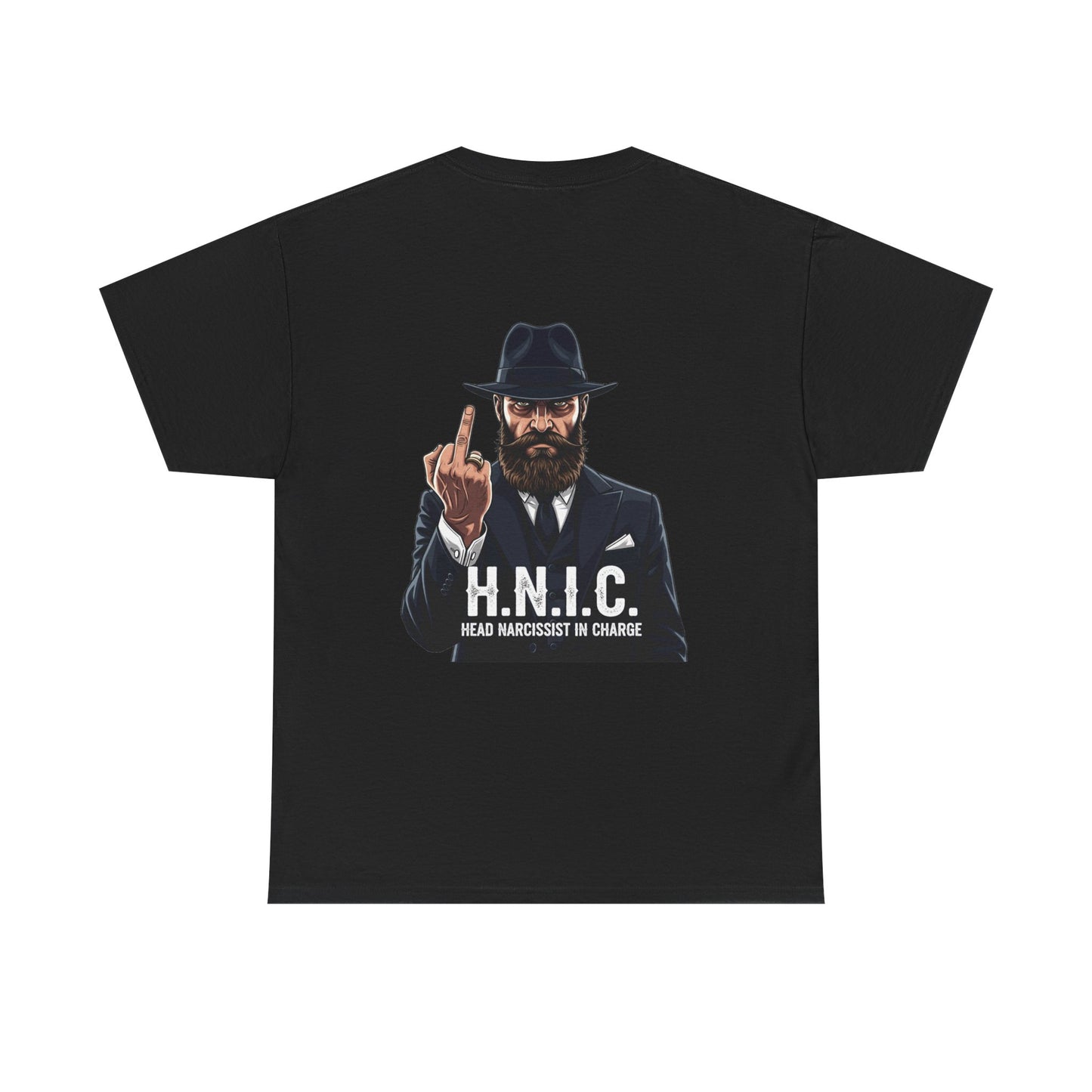 Unisex Heavy Cotton Tee - H.N.I.C. Graphic Tee, Funny Quote Shirt for Men and Women, Casual Wear for Any Occasion, Gift for Friends