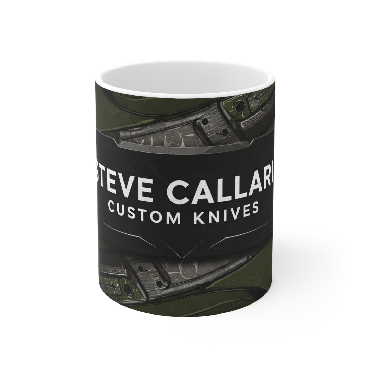 Custom Knives Mug - Unique Gift for Chefs, Kitchen Lovers, Collectors, Father’s Day, Holiday Collectible