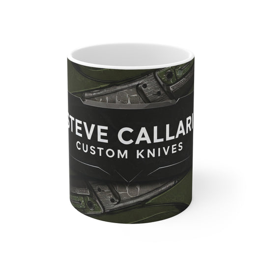 Custom Knives Mug - Unique Gift for Chefs, Kitchen Lovers, Collectors, Father’s Day, Holiday Collectible